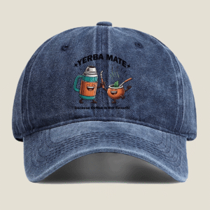 Lightweight Baseball Cap with a Fun Yerba Mate Print, Suitable for Adults - Stylish And Comfortable, Adjustable Fit, Perfect for Outdoor Activities, Outdoor Headwear | Fashionable Additions | Durable Headwear Available in 1 Or 2pcs