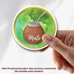 Yerba Mate Car Sticker - Very Suitable for Decorating Laptops, Thermos Cups, Suitcases, Helmets, Cars